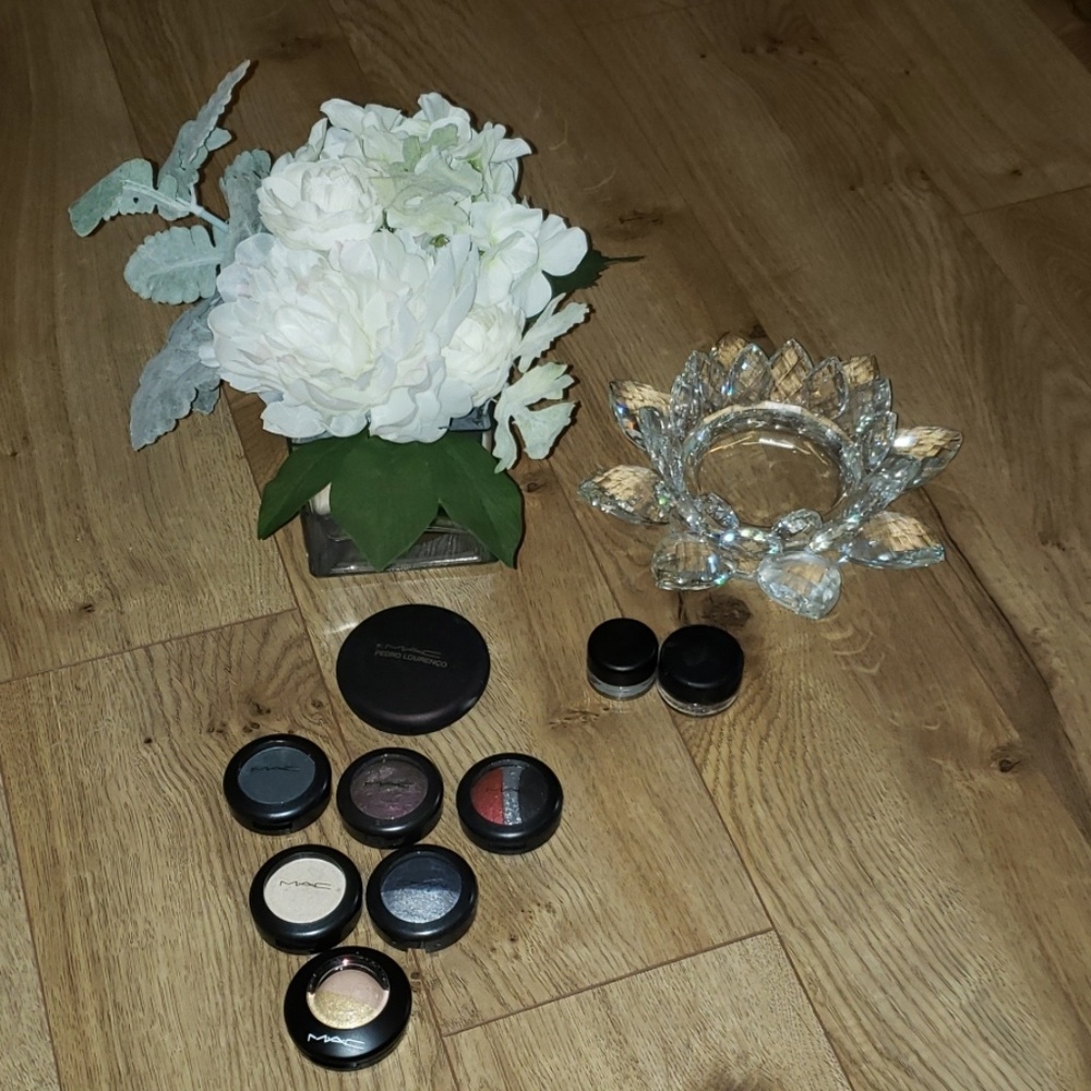 Mac eyeshadows and blush